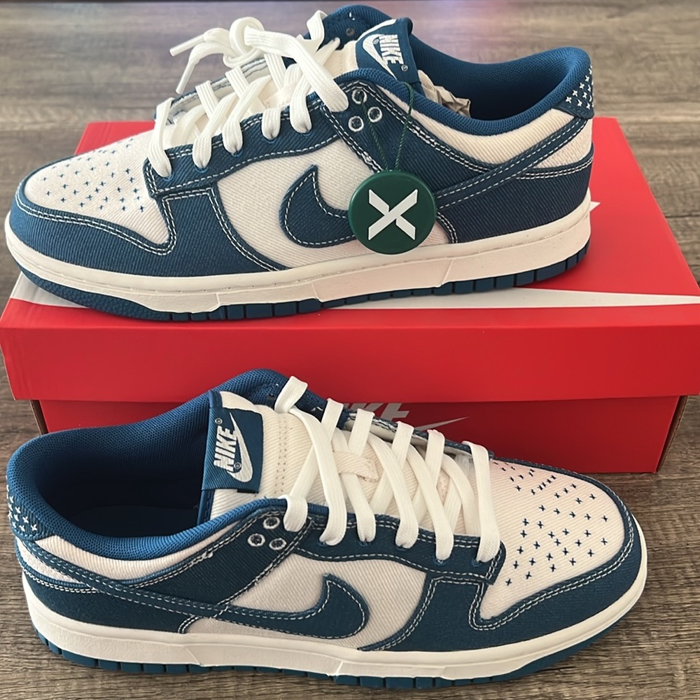 Nike Dunk Low Retro SE -  Industrial Blue Sashiko - DS - Men’s Size 9